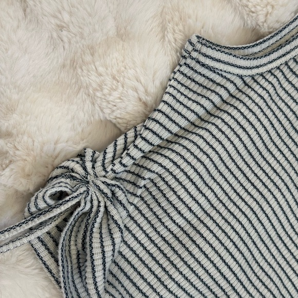 Primark Striped Drawstring Crop Top - Picture 4 of 6